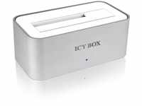 Icy Box IB-111StU3-Wh 1-fach Dockingstation für 2,5" (6,35 cm) oder 3,5" (8,9...