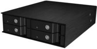 Icy Box IB-2240SSK 4-fach Backplane (Formfaktor 5,25") f&uuml;r 2,5" (6,35 cm)...