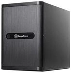 SilverStone 71062 SST-DS380 - Case Storage Mini-ITX Computer-Geh&auml;use mit Frontt&uuml;r,
