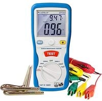 PeakTech P 2700 Digitales Erdungsmessger&auml;t - Bodentester mit beleuchtetem Dual