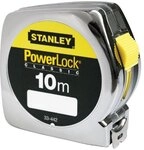 STANLEY Ma&szlig;band Bandma&szlig; Powerlock (Kunststoffgeh&auml;use, Ma&szlig;band 10 m L&auml;nge, 25 mm