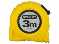 Stanley Bandmaß (3 m, extra-starkes gebogenes Band, Polymer-Schutzschicht,...