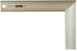 Stanley Schreinerwinkel (gerippter Aluminiumgriff, Edelstahlblatt, 45&deg; Winkel)