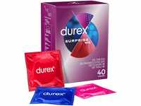 Durex Surprise Me Kondome, 40 Stück in verschiedener Ausführung