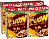 NESTLE Nestl&eacute; Lion Cereals, Cornflakes mit Schoko und Karamell Geschmack, 41%