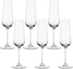 Leonardo Tivoli Sektgl&auml;ser 6er Set, Sekt-Kelch mit gezogenem Stiel,