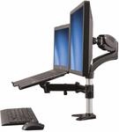 StarTech.com Laptop und Monitorarm - Notebook und Monitor Halterung - Vollbeweglich