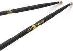 ProMark Rebound ActiveGrip R5BAG 5B Drumsticks, Acorn-Spitze, Schwarz