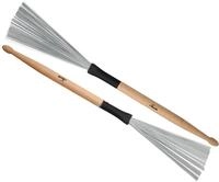 XDrum WTD-1S Wire Tap Drumstick Brushes kurz (Drumstick-Jazzbesen kombination, Besen
