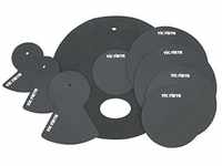 Vic Firth Rock Version Drum and Cymbal Mute Pad Set: 12”, 13”, 14”, 16",...