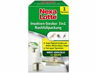 Nexa Lotte Insekten-Stecker 3in1 Nachfüller, Motten, Fliegen, Fruchtfliegen,