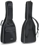 ROCKTILE 4/4 Klassik-Gitarrentasche Deluxe - gepolstert mit Rucksackgarnitur Gigbag