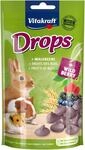 Vitakraft Drops, Leckerlies f&uuml;r Nager, mit Waldbeere, Nagerfutter, zum Verw&ouml;hnen,