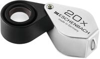 Eschenbach Optik achromatische Einschlaglupe aus Metall mit 20x-Vergr&ouml;&szlig;erung und