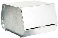 Kerbl Pet Futterautomat, Futterspender, 3 L, 2X Fressplatz, Metall verzinkt, f&uuml;r