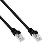 InLine 71533S Patchkabel, F/UTP, Cat.5e, schwarz, 0,3m