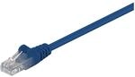 Goobay 68360 CAT 5e Patchkabel, U/UTP, Blau, CCA Kupfergemisch