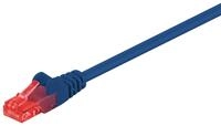 Goobay 68402 CAT 6 Patchkabel, U/UTP, Blau