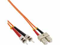InLine 82510 LWL Duplex Kabel, SC/ST, 50/125µm, OM2, 10m