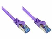 Kabelmeister® Cat.6A Ethernet LAN Patchkabel mit Rastnasenschutz - S/FTP, PiMF, PVC,
