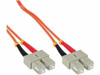 InLine 83515 LWL Duplex Kabel, SC/SC, 50/125µm, OM2, 15m