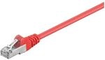Goobay 68033 CAT 5e Patchkabel, SF/UTP, Rot, CCA Kupfergemisch