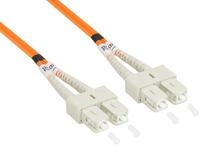 Patchkabel LWL Duplex OM2 (Multimode, 50/125) SC/SC, orange, 0,5m, Good...