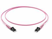 LINDY 46342 LWL-Duplexkabel LC/LC OM4 3m, Pink