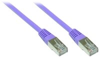 Good Connections Patchkabel, Cat. 6, S/FTP, PiMF, PVC, 250MHz, violett, 5m