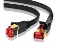 IBRA 10m Ethernet Kabel Cat7 Gigabit Lan Netzwerkkabel RJ45 10Gbps 600Mhz/s STP