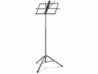 Hercules BS100B Music Stand with EZ Desk, Glide and Angle Roller