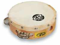 LP Latin Percussion LP861300 CP Wood Tambourin Holz 6" einreihig mit Fell CP376