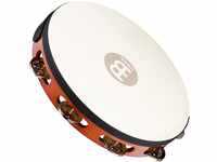 Meinl Percussion TAH1AB Headed Wood Tambourine mit Stahlschellen (1-reihig),...