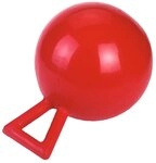 Kerbl Pferdespielball, Pferdespielzeug, Tierspielball, rot, PVC, &Oslash;25cm, Pferde, mit