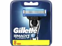 Gillette Mach3 Turbo Klingen Austauschbar für Herrenrasierer 8 Stück, mit...