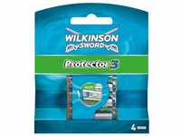 Wilkinson Sword Protector 3 Rasierklingen für Herren, 4 Klingen Rasierer, 4...
