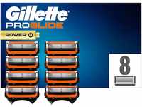 Gillette ProGlide Power Rasierklingen, 8 Ersatzklingen für Nassrasierer Herren mit