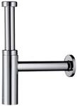 hansgrohe Designsiphon Flowstar S, Siphon f&uuml;r Waschbecken, Verstellweg 60 - 165 mm,