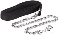 Kerbl F&uuml;hrleine F&uuml;hrleine mit Kette, schwarz, 250cm, schwarz, 250 cm, 32147