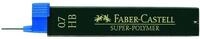 Faber-Castell 120700 - Feinmine Super Polymer, 0,7 mm, H&auml;rtegrad HB, 12 St&uuml;ck