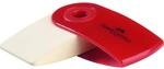 Faber-Castell 182411 Radiergummi - Radiergummis (blau, rot, 1 St&uuml;ck)