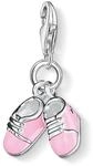 THOMAS SABO Damen Charm-Anh&auml;nger Babyschuhe Geburt Charm Club 925 Sterling...