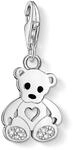 THOMAS SABO Damen Charm-Anh&auml;nger Teddyb&auml;r Charm Club 925 Sterling Silber