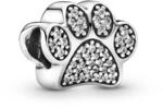 PANDORA Pav&eacute;-Pf&ouml;tchen Charm Sterling-Silber 7,8 x 10 x 11,5 mm (T/H/B)