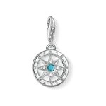 THOMAS SABO Damen Charm-Anh&auml;nger Kompass Reise Charm Club 925 Sterling Silber