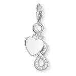 THOMAS SABO Damen Charm-Anh&auml;nger Unendlichkeit Infinity Herz Charm Club 925...