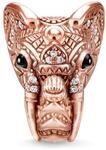 THOMAS SABO Bead Elefant 750 Ros&eacute;gold Vergoldung, 925 Sterlingsilber