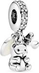 PANDORA Moments Baby-Teddyb&auml;r Charm-Anh&auml;nger Sterling Silber, Cubic Zirkonia,