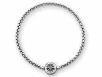 Thomas Sabo Damen Herren-Armband Karma Beads 925 Sterling Silber geschwärzt...