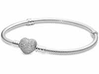 PANDORA Damen-Armband mit Herz 590727CZ-21, Silber